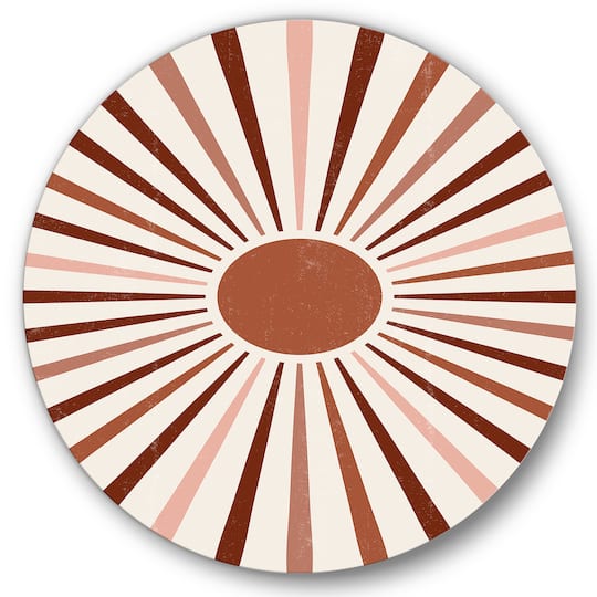Designart - Geometric Radiant Sun